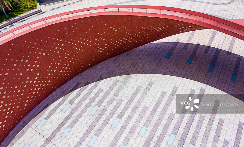 现代建筑航拍空间图片素材