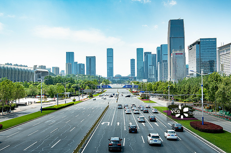 济南东部新城CBD图片素材