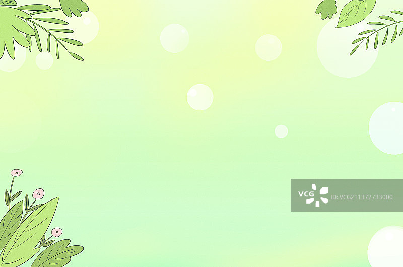 春天的绿色背景图片素材