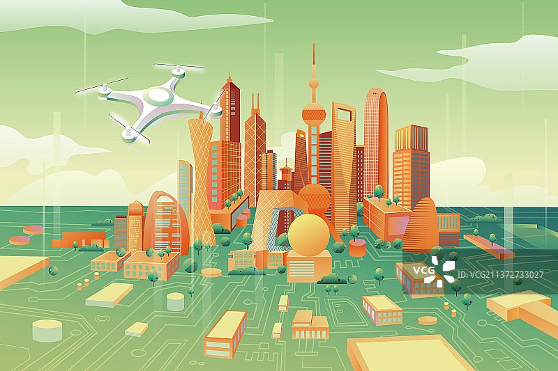 智慧城市图片素材