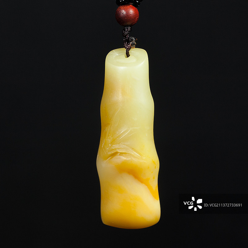 寿山芙蓉石竹节挂件图片素材