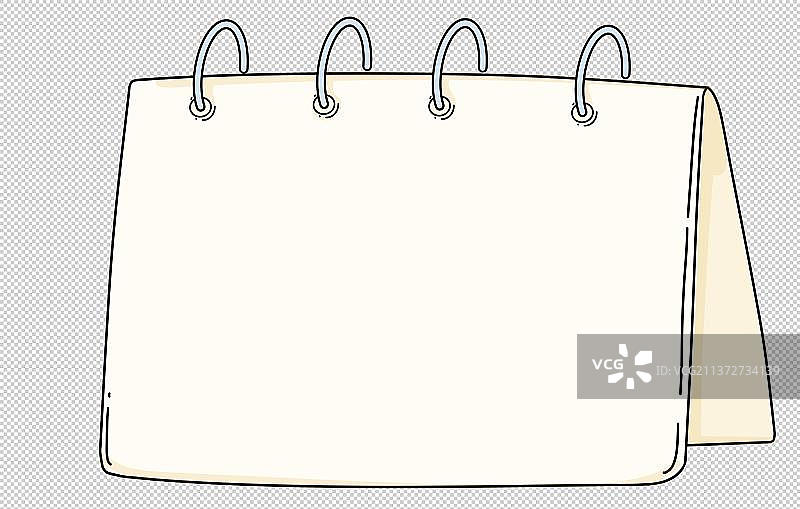 卡通可爱插画设计元素台历本子图片素材