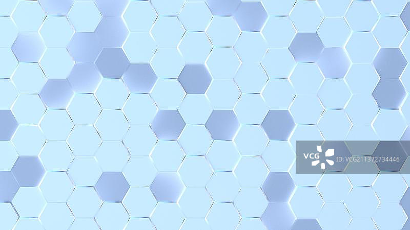 3D渲染六边形蜂窝背景图片素材