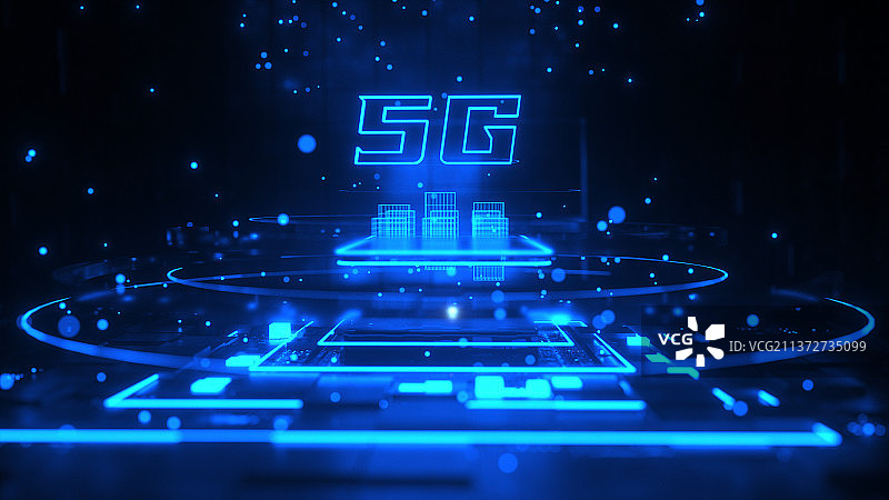 芯片酷炫创意科技场景图片素材