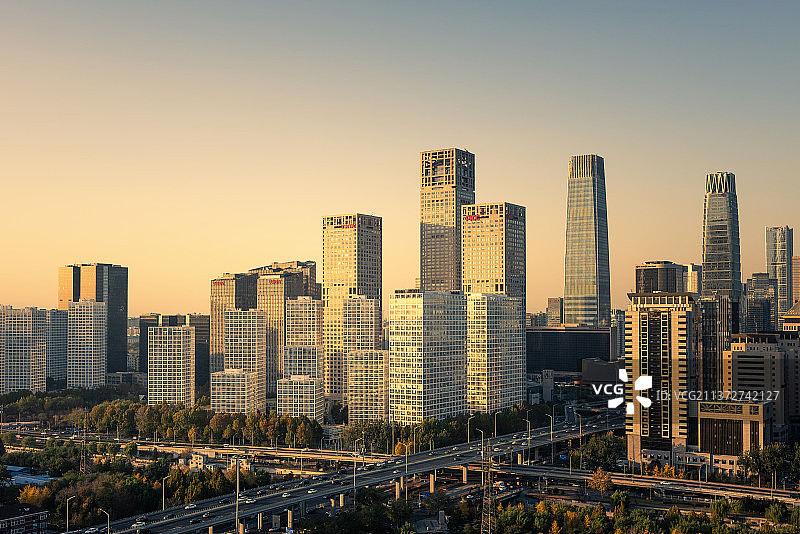 北京朝阳区国贸CBD图片素材