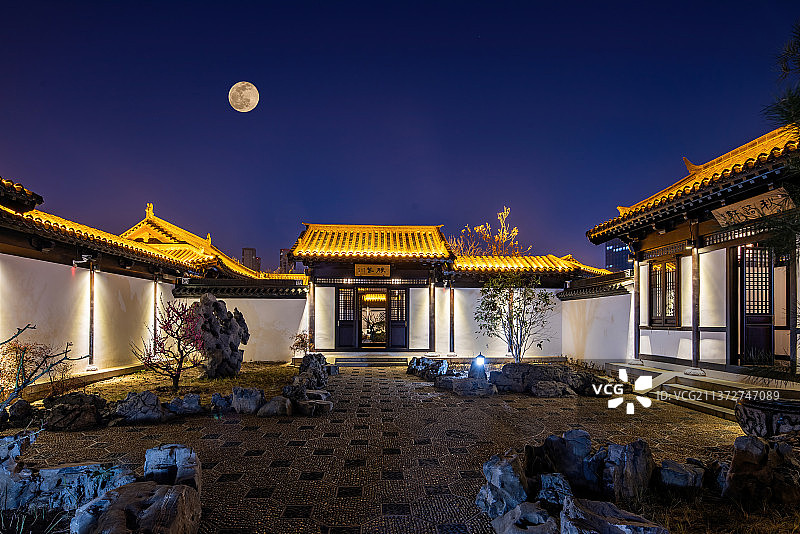 郑州，南环公园，苏园，园林图片素材