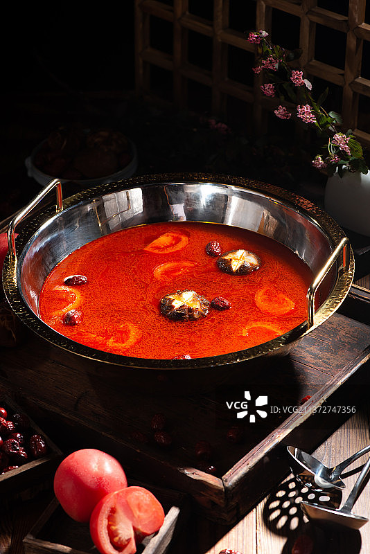 番茄锅图片素材