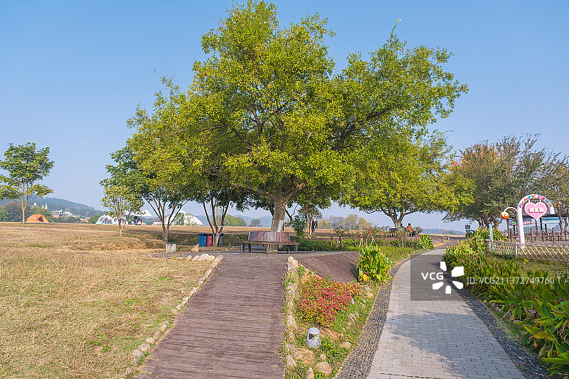 湖北武汉木兰草原风景区风光图片素材