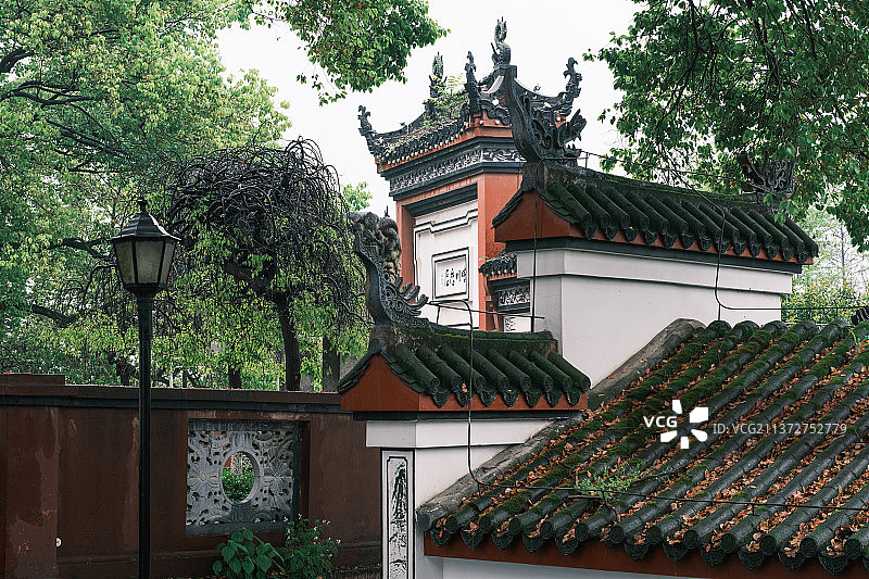 湖北武汉汉阳晴川阁公园风光图片素材