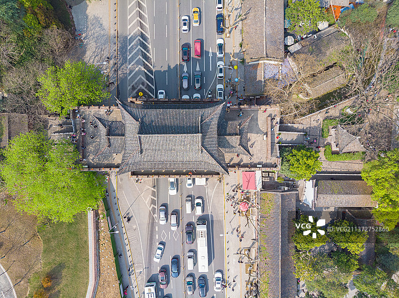 湖北武汉汉阳晴川阁公园风光图片素材