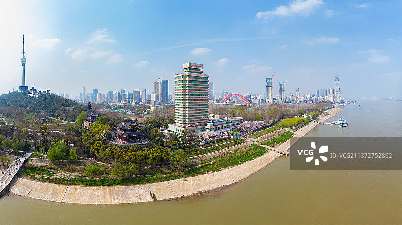 湖北武汉汉阳晴川阁公园风光图片素材