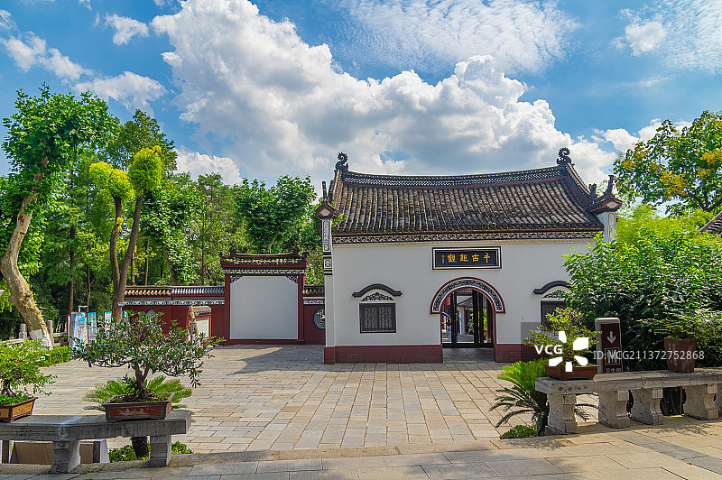 湖北武汉汉阳晴川阁公园风光图片素材