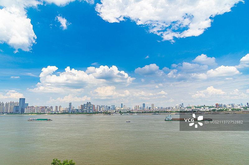 湖北武汉汉阳晴川阁公园风光图片素材