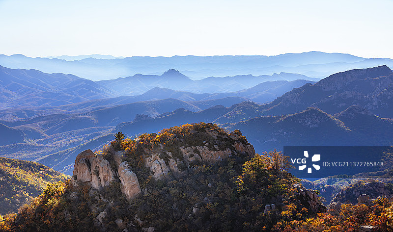 秋意大黑山图片素材