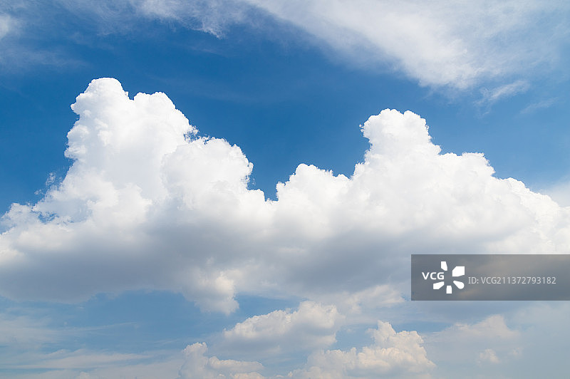 夏季迷人的天空和云彩云朵图片素材