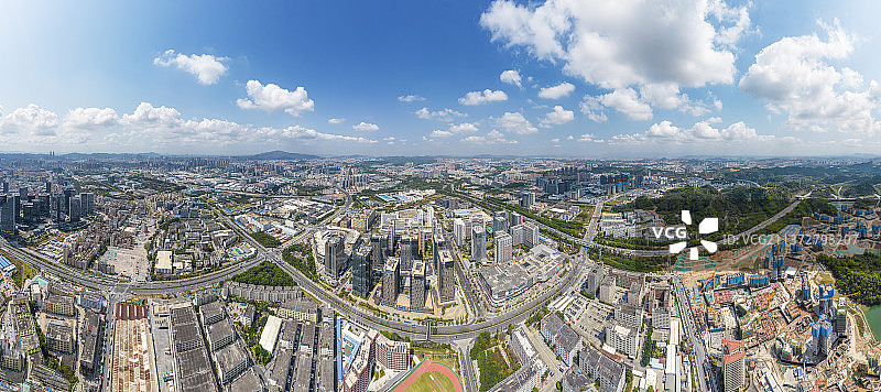 深圳龙华区 深圳龙华区全景 深圳龙华区清湖科技园全景图片素材