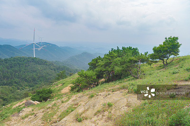 湖北随州广水岭子寨风景区夏日风光图片素材