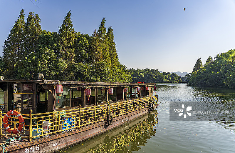 浙江绍兴柯岩风景区鉴湖景区图片素材