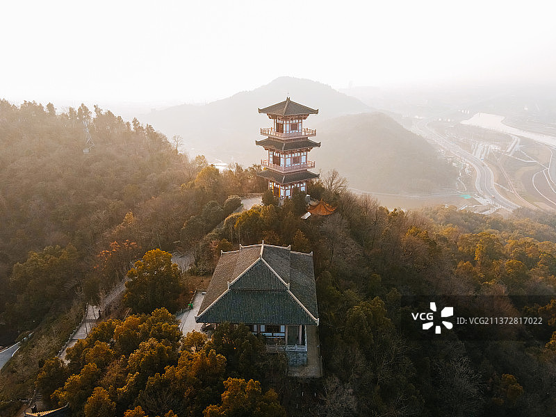 鄂州市西山（樊山）风景区吴王避暑宫图片素材