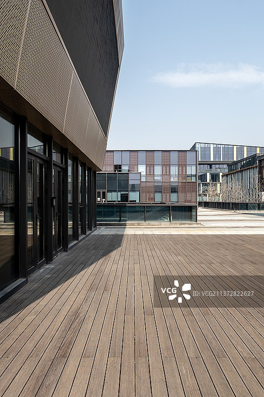 杭州临平艺尚小镇道路平台图片素材