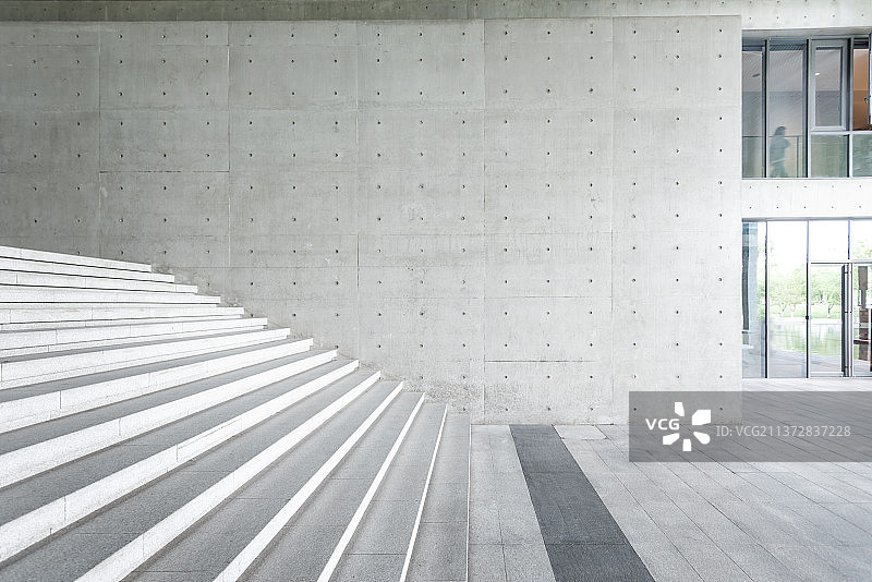 清水混凝土现代建筑图片素材