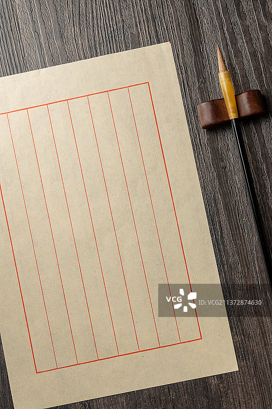 信笺信纸书写家书概念中国风图片素材