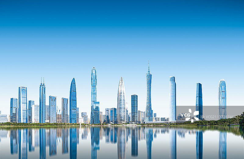 大湾区深圳城市建筑风光图片素材