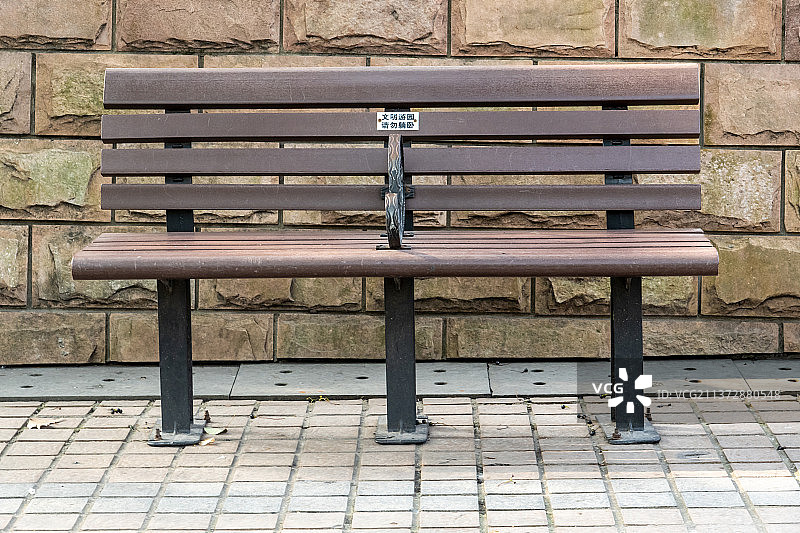 上海人民公园景观椅图片素材