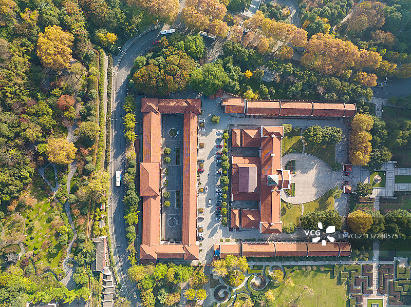 湖北武汉武昌首义公园秋季风光图片素材