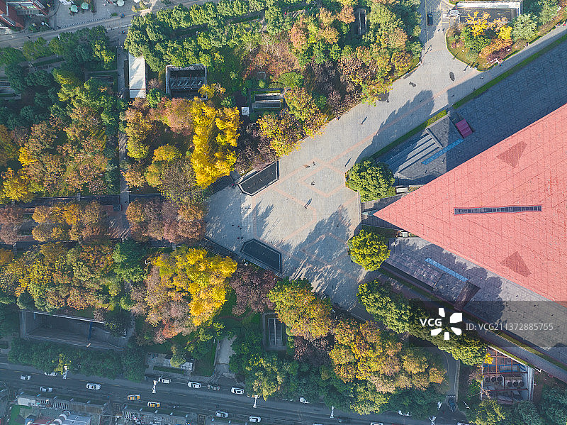 湖北武汉武昌首义公园秋季风光图片素材