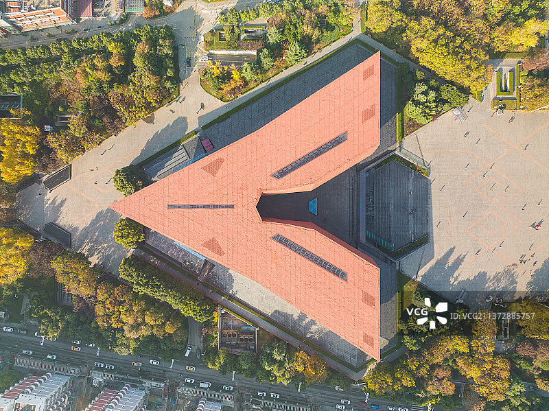 湖北武汉武昌首义公园秋季风光图片素材