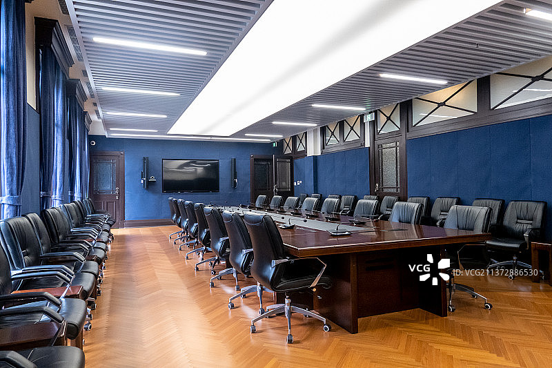 上海市历史博物馆会议室图片素材