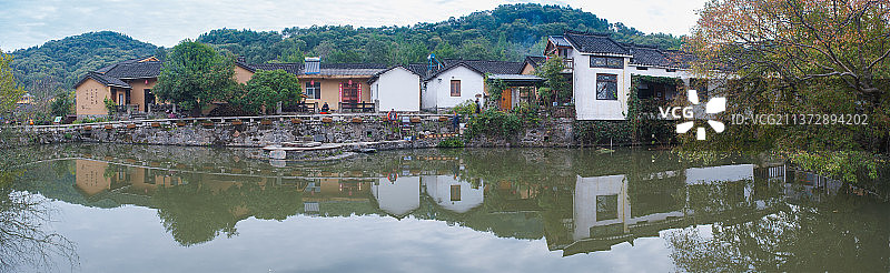 河南信阳新县田铺大湾古镇风光图片素材
