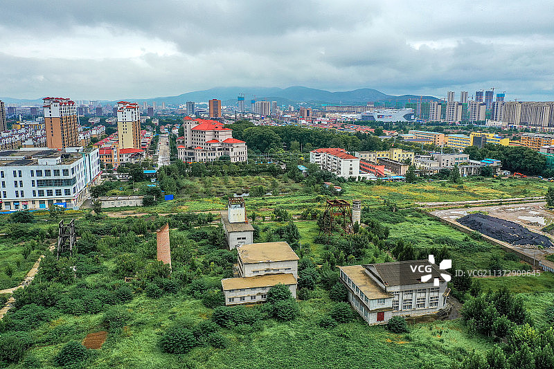 韩桥煤矿旧址+江苏省徐州市贾汪区贾汪煤矿博物馆图片素材