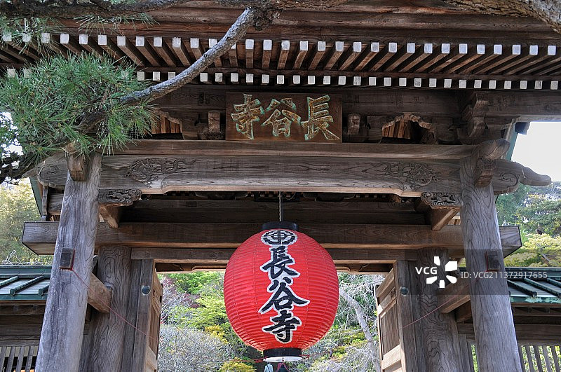 日本神奈川奈良长谷寺图片素材