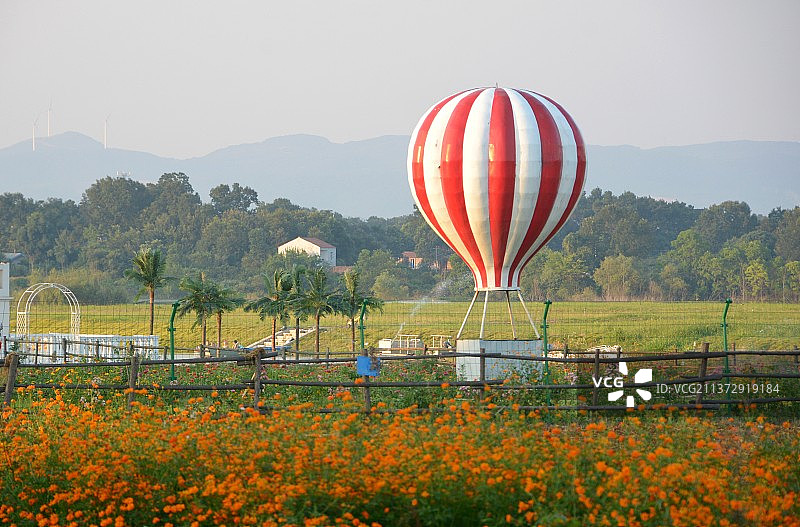 热气球雕塑图片素材