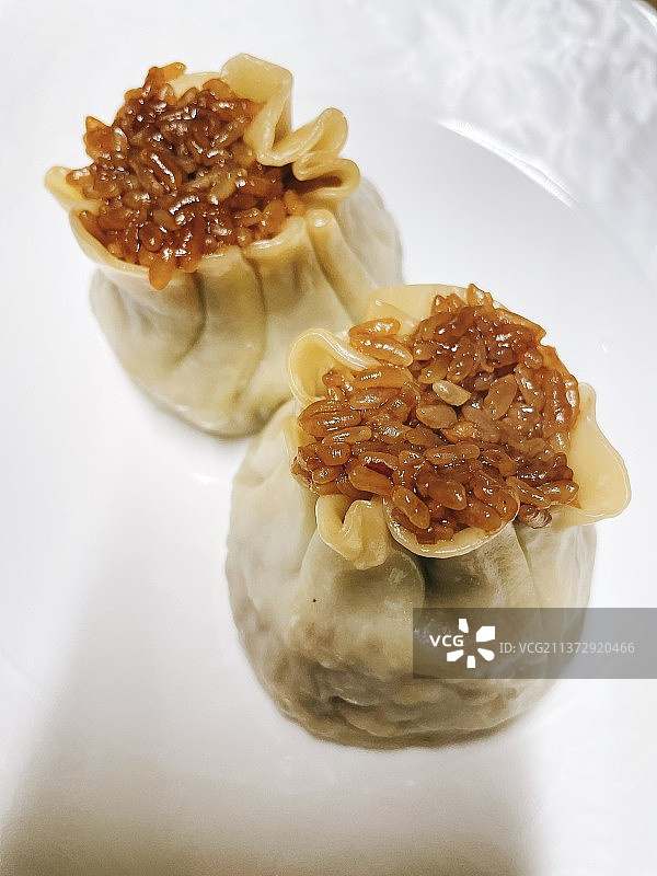 两个烧卖图片素材