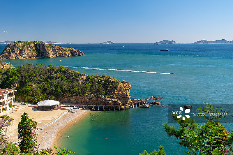 辽宁大连夏日滨海路自然风光图片素材