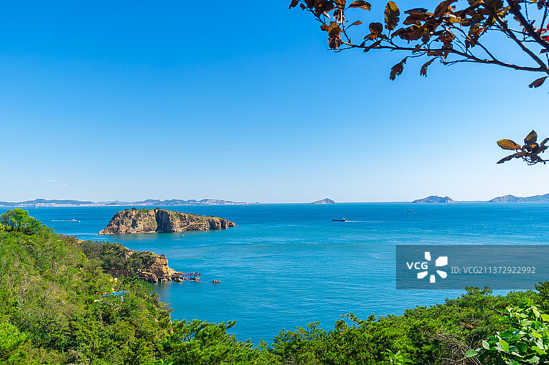 辽宁大连夏日滨海路自然风光图片素材