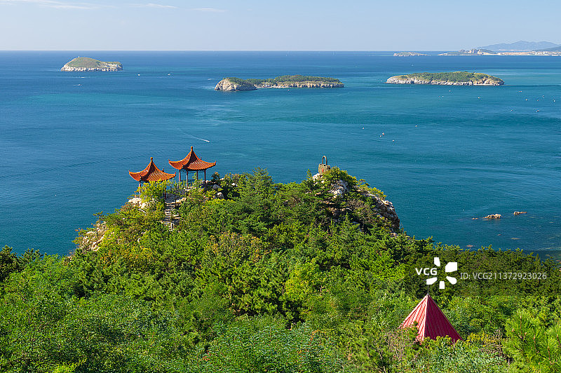 辽宁大连夏日滨海路自然风光图片素材