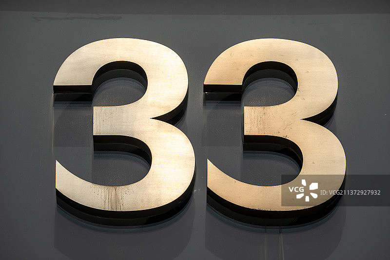 数字33图片素材