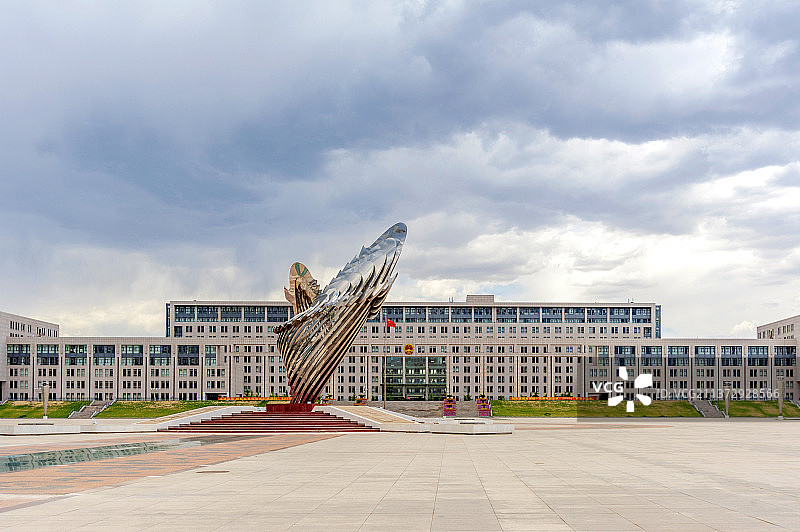 中国内蒙古赤峰新城地标建筑图片素材