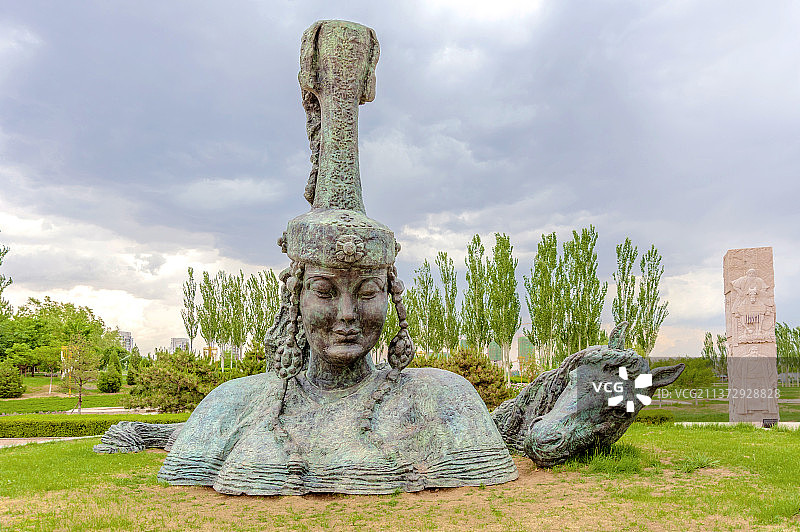 中国内蒙古赤峰车泊尔民俗园图片素材