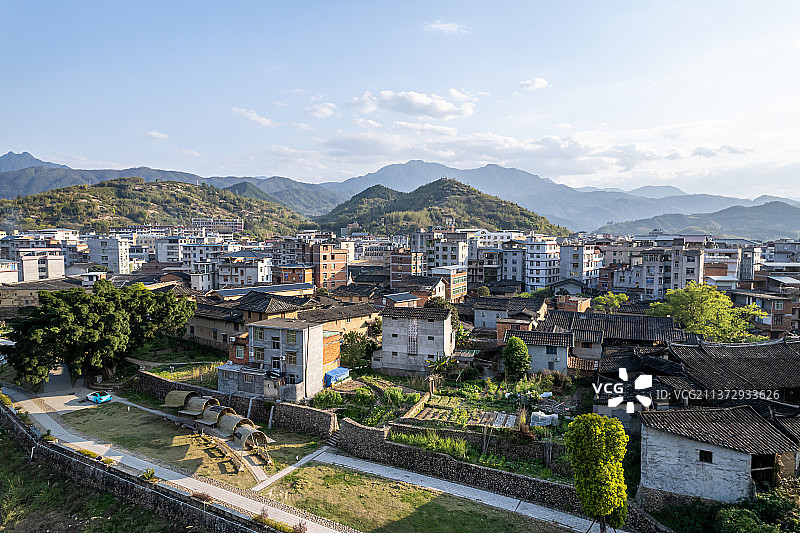 福州市永泰县蒿口镇面貌图片素材