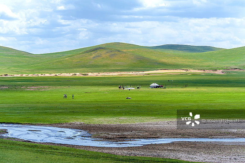 中国内蒙古赤峰乌兰布统大草原图片素材