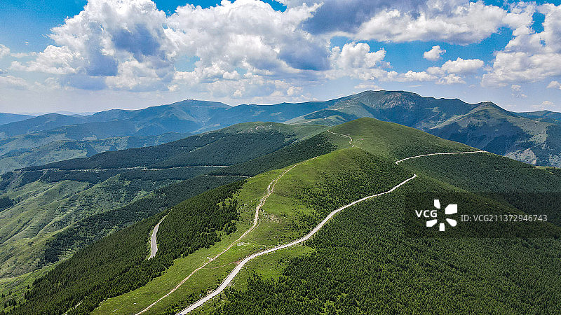 五台山，通往北台顶图片素材