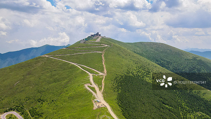 五台山，通往东台顶图片素材