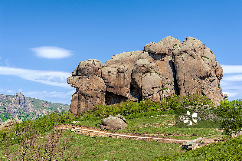 中国内蒙古赤峰克什克腾旗青山岩臼景区图片素材