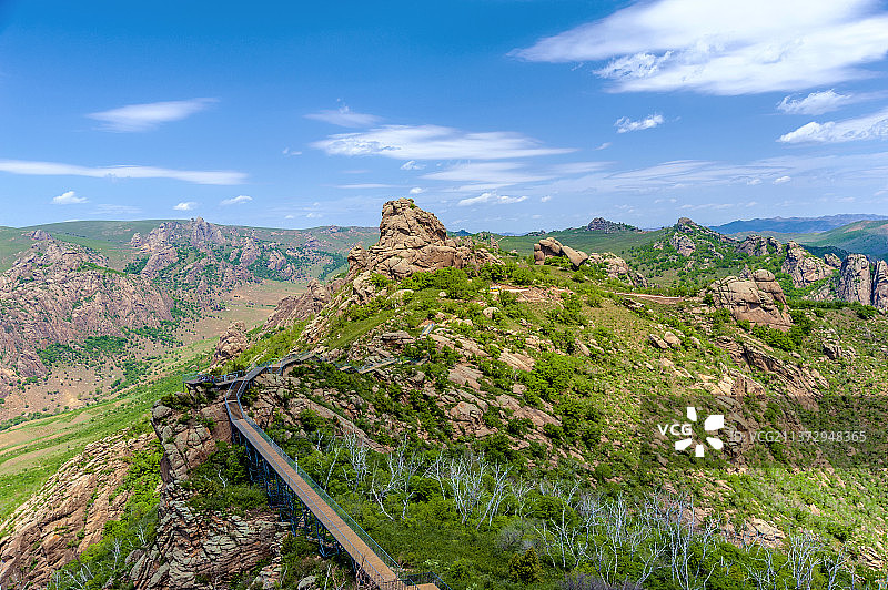 中国内蒙古赤峰克什克腾旗青山岩臼景区图片素材
