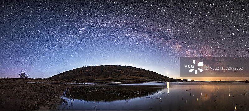 春季银河拱桥图片素材